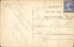 CPA Lourdes La Basilique Vue Prise du Chateau Fort