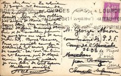 CPA Lourdes Les escaliers de la basilique 