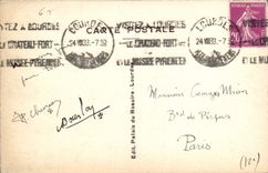 VINTAGE POSTCARD Heavy Esplanade and Strong Castle