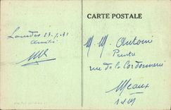 VINTAGE POSTCARD Heavy the Basilica Seen Of the Road of Pau