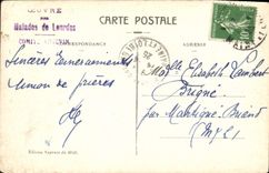 VINTAGE POSTCARD Heavy the Esplanade Procession of Blessed Sacrament