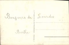 CPA Lourdes Entree de L'Esplanade