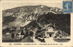 CPA Lourdes Le Chemin de Fer Funiculaire du Pic du Jer