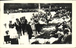 CPA Lourdes Benediction des malades