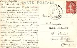 CPA Lourdes Interieur du Rosaire