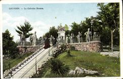 CPA Lourdes Le Calvaire Breton