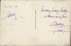 VINTAGE POSTCARD Heavy Sight towards the swimming pools of the Cave