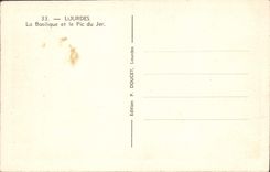 VINTAGE POSTCARD Heavy the Basilica and the Peak Of Jer Sheep