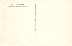 CPA Lourdes La Basilique et le Pic Du Jer Moutons