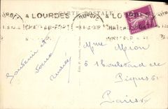 CPA Lourdes La Basilique et le Pic Du Jer