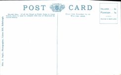 VINTAGE POSTCARD Holyrood De luxe hotel & Arthur' S seat Edinburgh