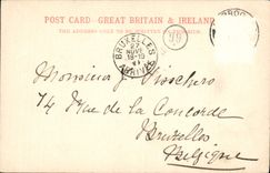 VINTAGE POSTCARD New Baths Harrogate