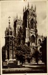 VINTAGE POSTCARD York Minster And South African War Memorial