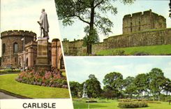 MODERN CARD Carlisle The Assize Courts the castle Bitts park