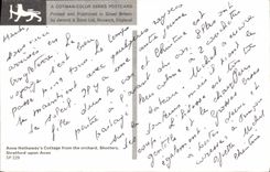 POSTAL MODERNA Stratford sobre la cabaña de Avon Anne Hathaway S de la huerta Shottery