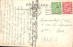 La POSTAL Londres de la VENDIMIA contiene del parlamento y clavar Thames