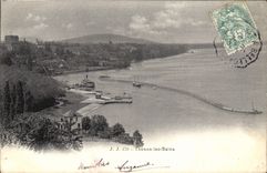 VINTAGE POSTCARD Thonon les Bains