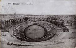 CPA Nimes Interieur des Arenes