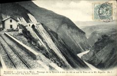 VINTAGE POSTCARD Passage of Rivoire has peak on Drac and the MT Switches