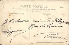 VINTAGE POSTCARD Bagneres de Luchon the Bridge of Mousquere