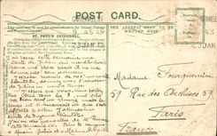 VINTAGE POSTCARD London St Paul' S cathedral West face