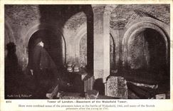 POSTAL Londres de la VENDIMIA malo de la torre de Wakefield