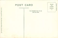 VINTAGE POSTCARD London The houses off Parliament To rivet face