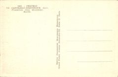 VINTAGE POSTCARD Castelnau Bretenoux Castle