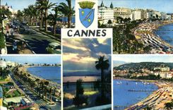 MODERN CARD Cannes the Small cross de luxe hotels of the Small cross the Small cross Sunset on Esterel