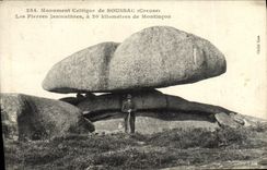 VINTAGE POSTCARD Boussac Ceitique Monument the Jaumathres Stones
