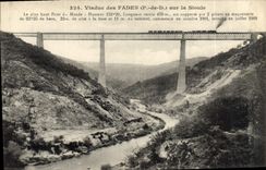VINTAGE POSTCARD Viaduct Of Insipid On Sioule
