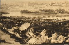 VINTAGE POSTCARD Goya Museo del Prado Pradera de San Isidoro