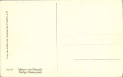 VINTAGE POSTCARD Meister Von Flemalie Heilige Dreieinigkeit
