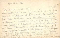 VINTAGE POSTCARD of Ars In its Hunting Body of the Saint Cleans