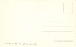 VINTAGE POSTCARD Camposanto Vergognosa Particolare Benozzo Gozzoli Rammed