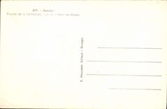 POSTAL Bourges Focade de la VENDIMIA de la catedral del edificio de la oficina de correos