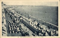 La POSTAL de la VENDIMIA enarena D Olonne la playa