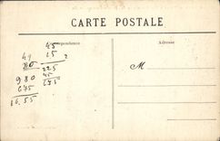 Tapa de la POSTAL de la VENDIMIA de la bahía de Penmarch de los detalles de la antorcha de láminas por la tormenta