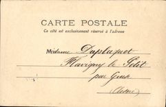 VINTAGE POSTCARD Abbeville Tomb of the Admiral Courbet