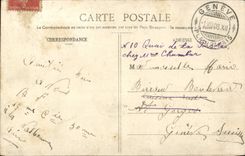 VINTAGE POSTCARD Valbonne View Of the Militaria Tents