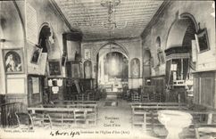 VINTAGE POSTCARD Ars Interior Tomb Of the Cure of the Church