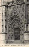 VINTAGE POSTCARD Quimper the Cathedral Southern Gate