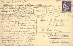 VINTAGE POSTCARD Quimper View Of the Quays