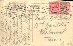 VINTAGE POSTCARD Taunton school