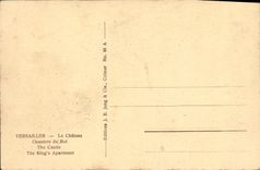POSTAL Versalles de la VENDIMIA el cuarto del castillo del rey