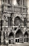 MODERN CARD Rheims the Cathedral the frontage