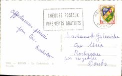 MODERN CARD Rheims the Cathedral the frontage