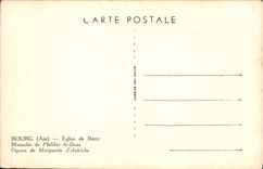 MODERN CARD Borough Church Of Husks Mausoleum of Philibert Beautiful