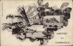 VINTAGE POSTCARD Friendships De Lamballe