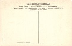 VINTAGE POSTCARD Van Dyck Two Heads Of Details Museum of Lyon